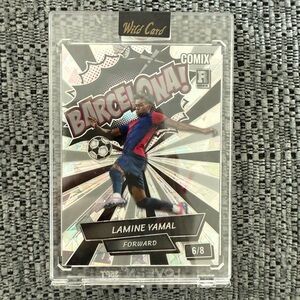 Lamine Yamal Rookie Card 2024 Wild Card COMIX Barcelona #6/8 SSP